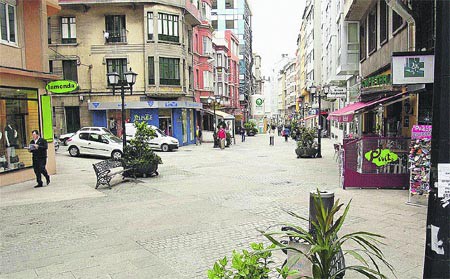 Diversos negocios del barrio de la Gaiteira y de los Castros, apoyan al gallego Serxio